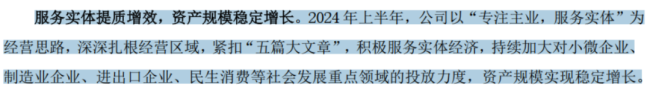 （来源：该行2024年半年报）